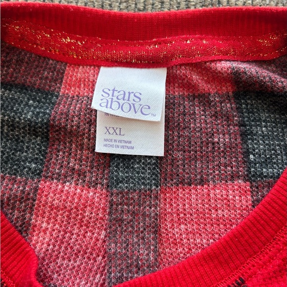 Buffalo Plaid Thermal Pajama Set - Picture 5 of 6